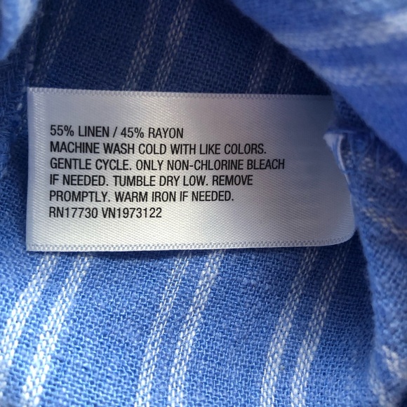 Universal Thread Tie-Front Linen Blend Shirt-Dress Women’s Size S Short Sleeves - Picture 6 of 16